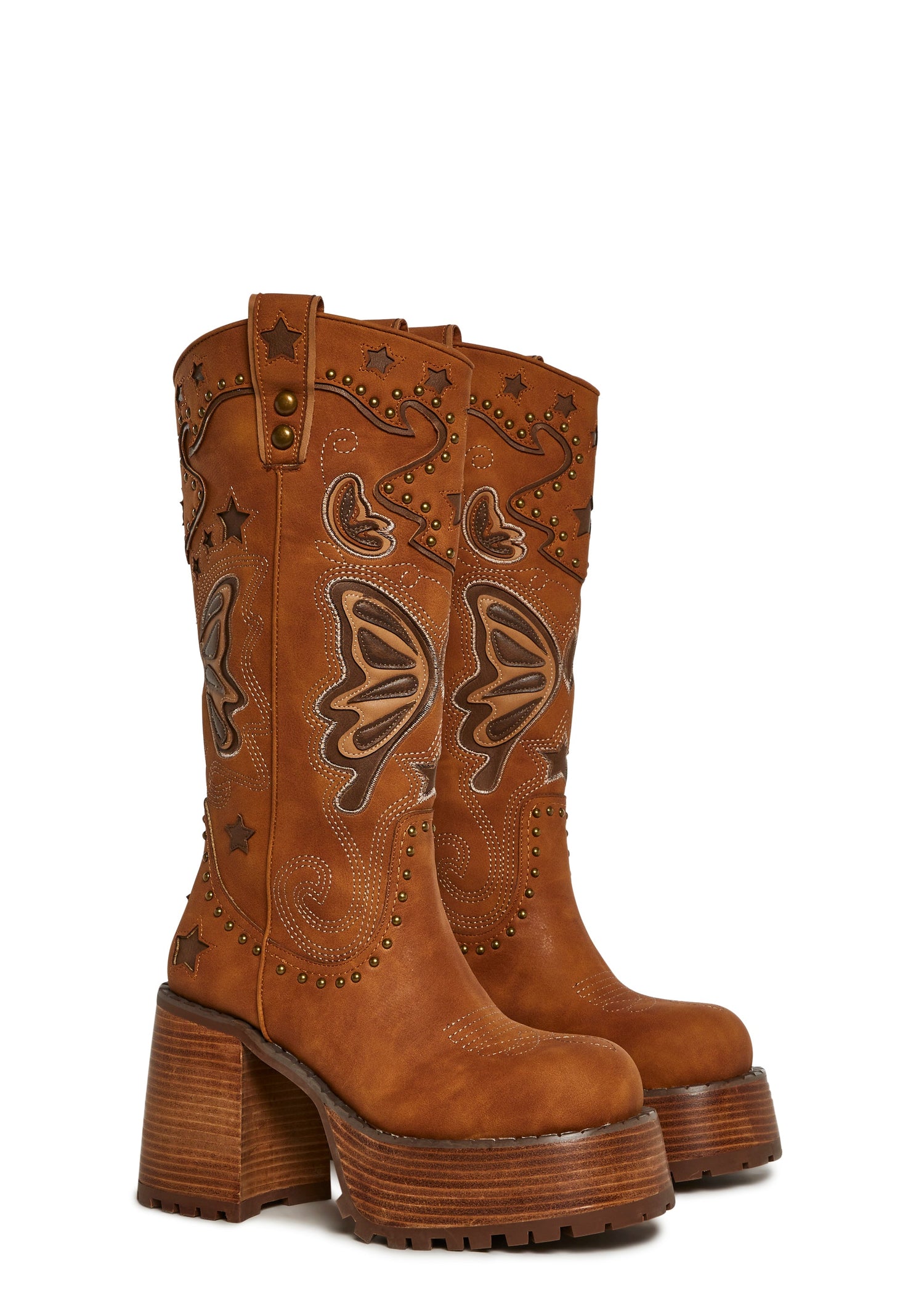 Butterfly Rodeo Western Boots - Copper