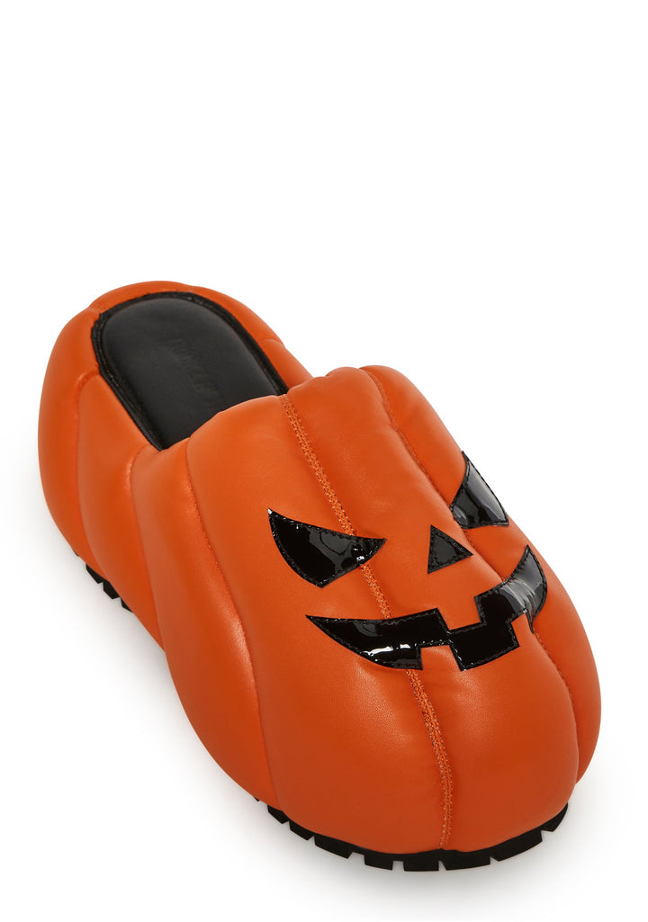 Pumpkin Patch Platform Clogs