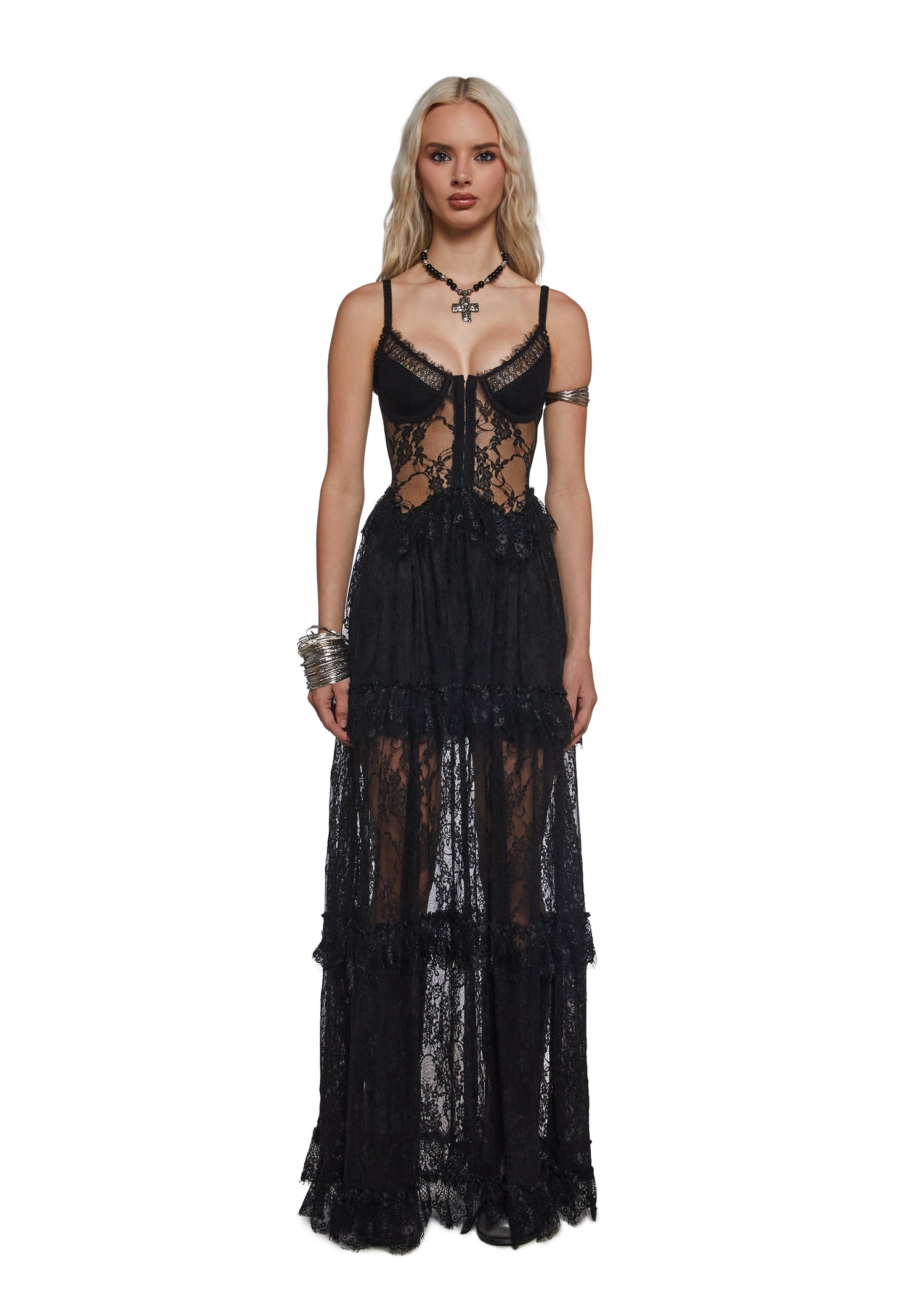 Delilah Lace Maxi Dress