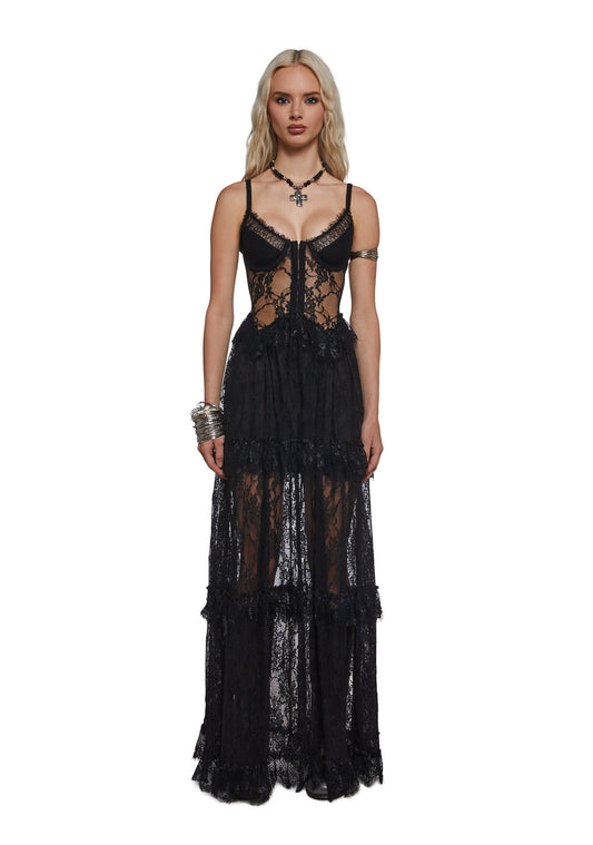 Delilah Lace Maxi Dress