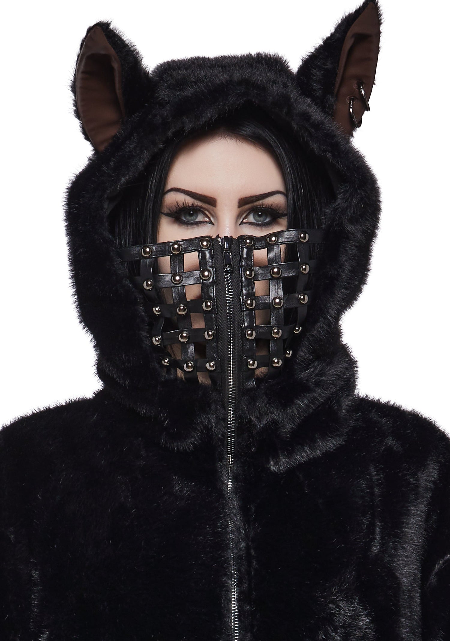 Hell Hound Fur Oversized Hoodie