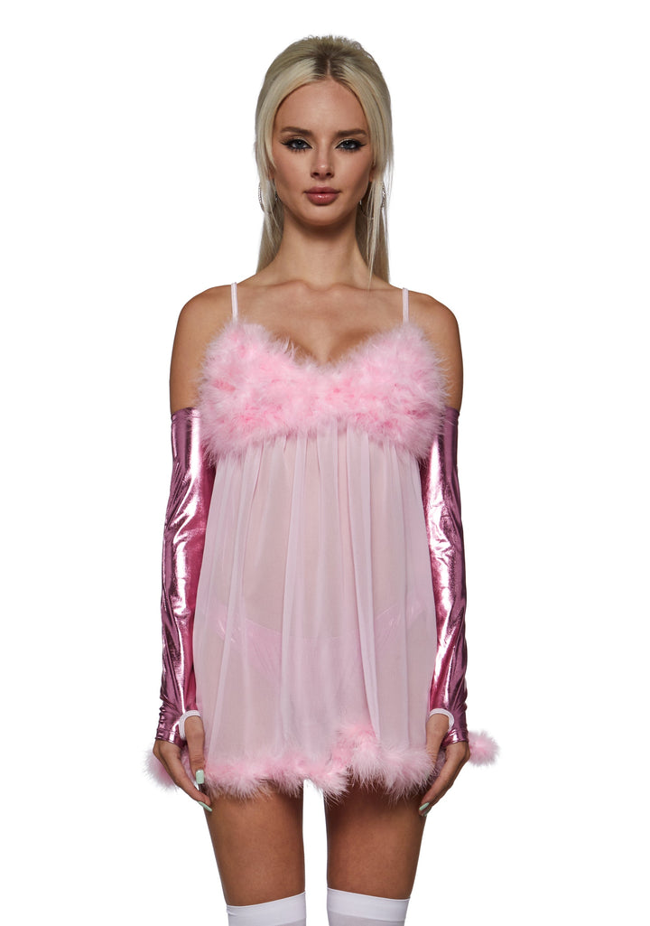 Fembot Babe Costume - Pink