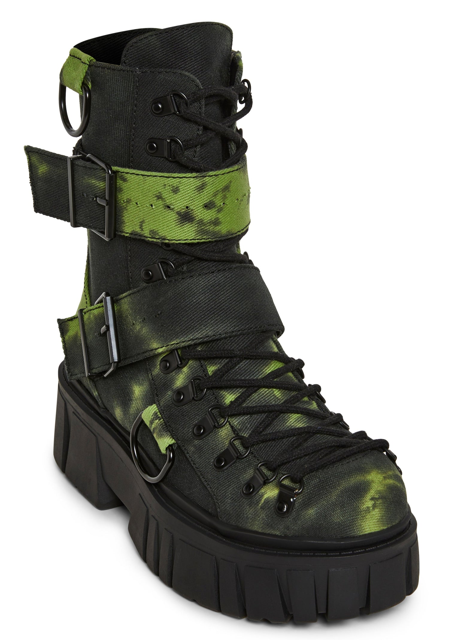 Low Traitor Boots - Green/Black
