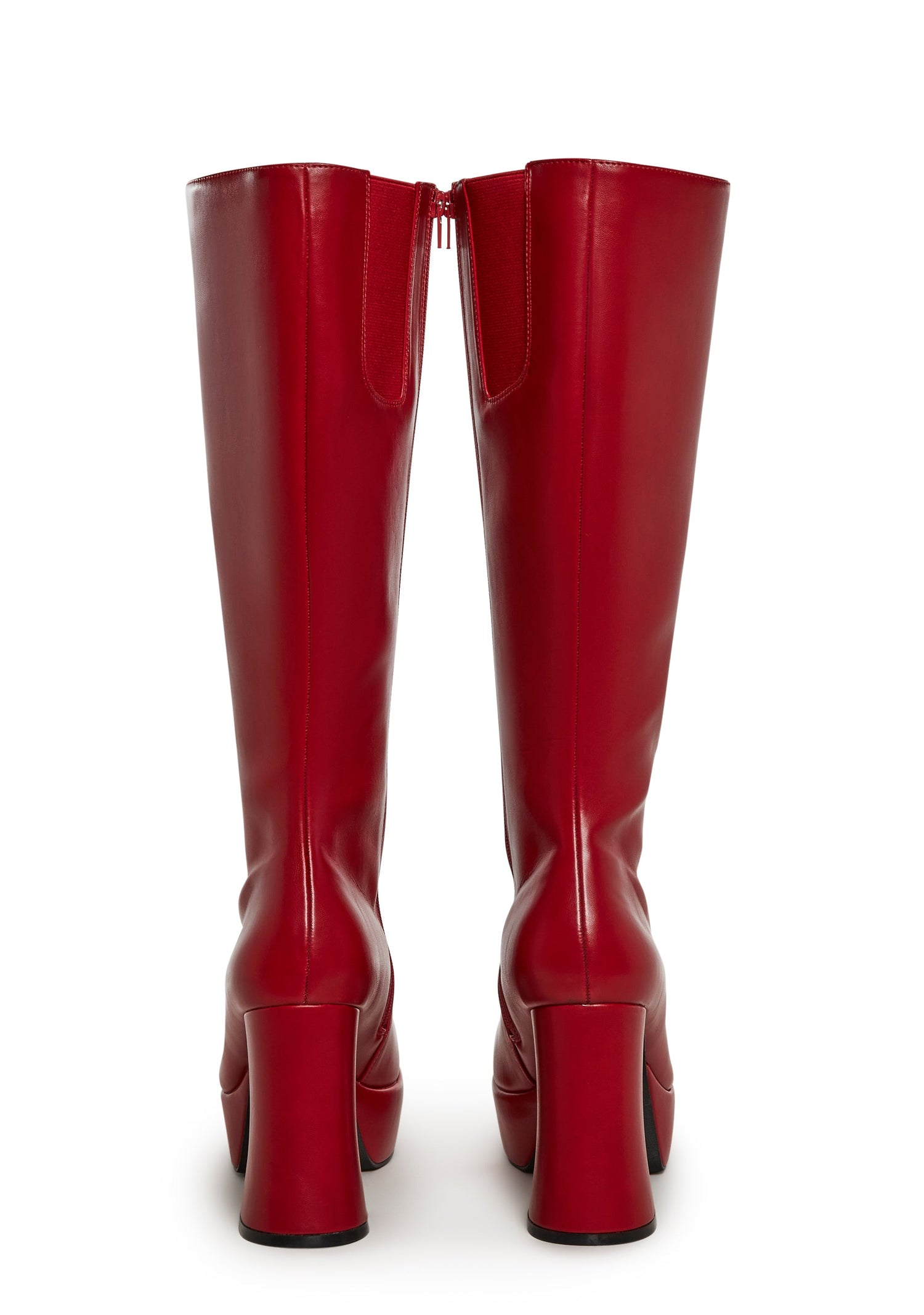 Flirty Flair Go Go Boots - Red