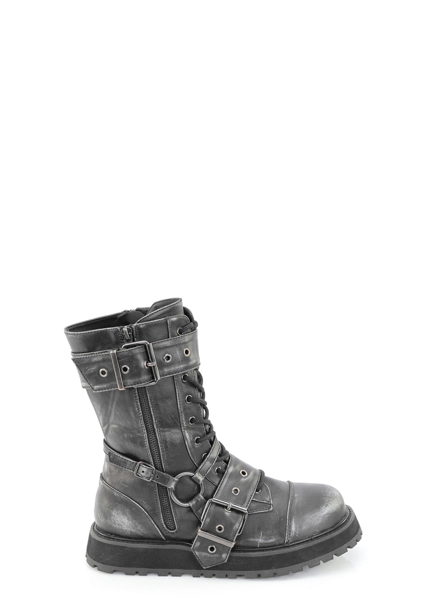 Valor-220 Mid Calf Combat Boots - Black