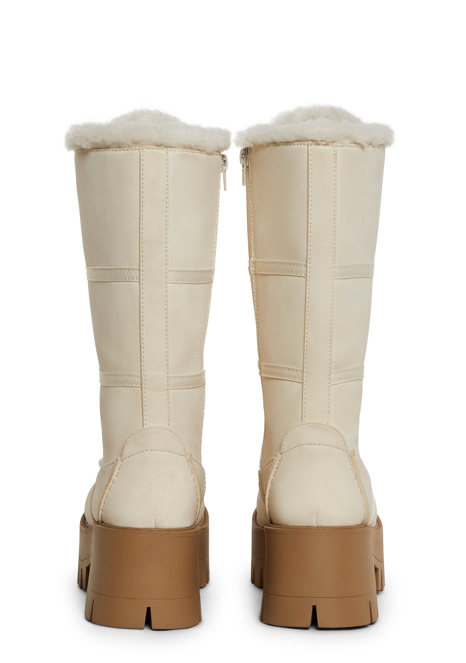 Grunge Trek Hiking Boots - White