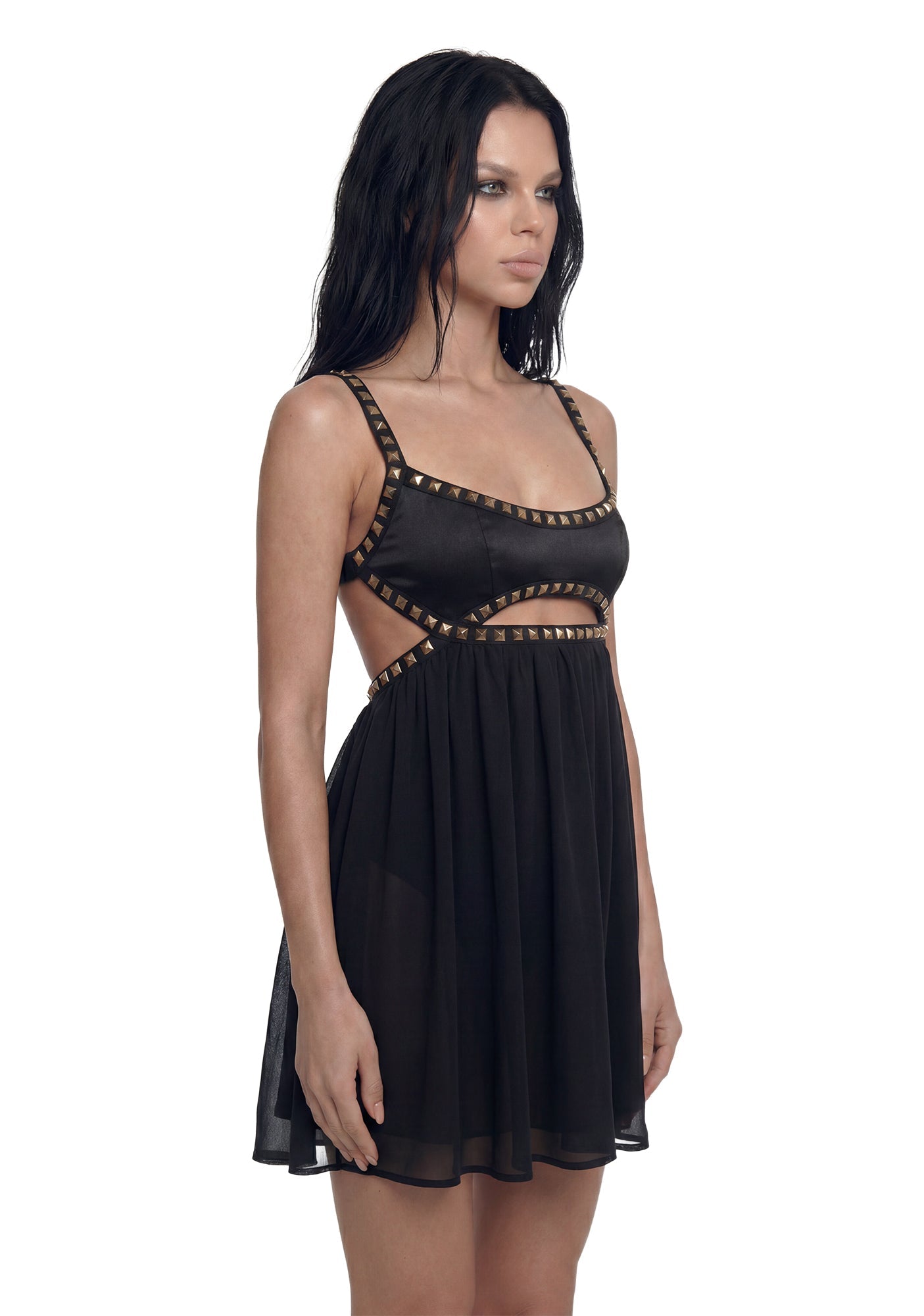 Amy Studded Babydoll Dress