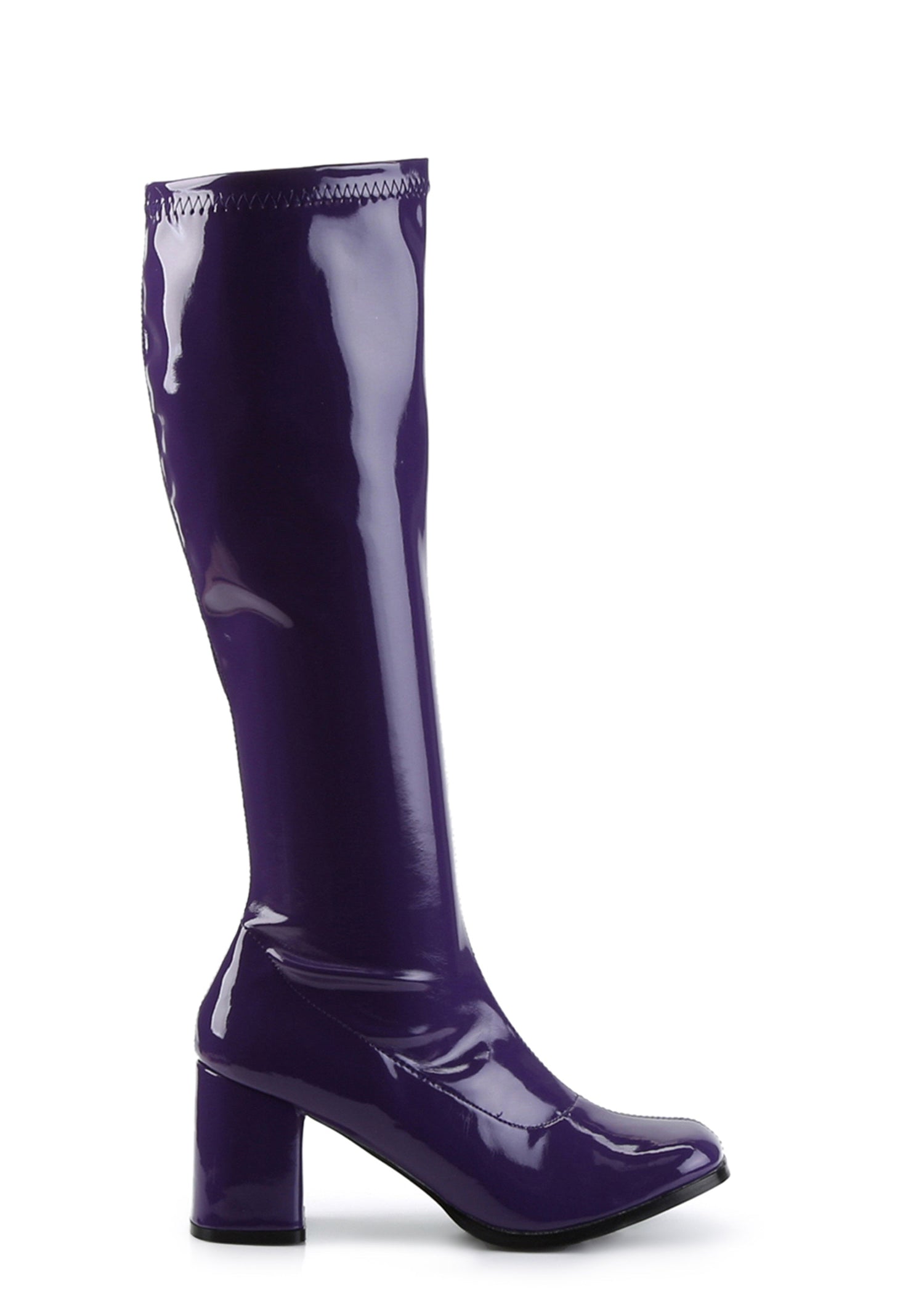Gogo 300 Knee High Boots - Purple