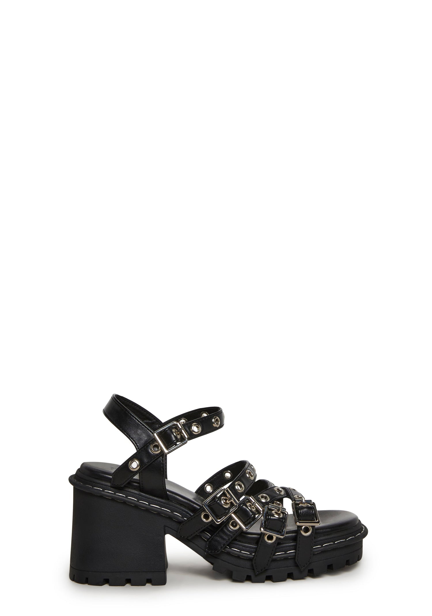Tammy Buckled Eyelet Sandal