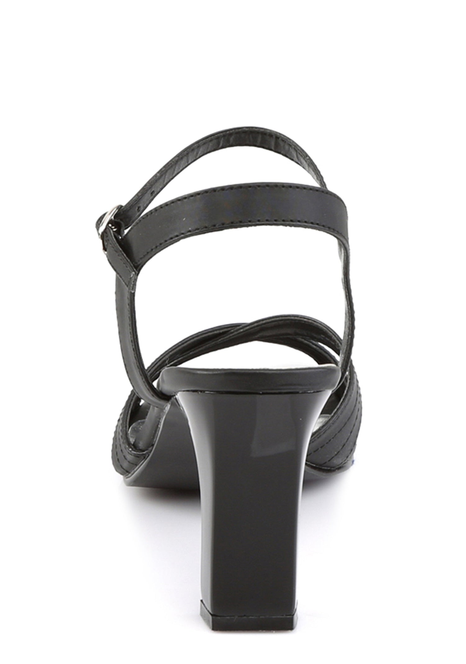 Romance 313 Ankle Strap Sandals - Black