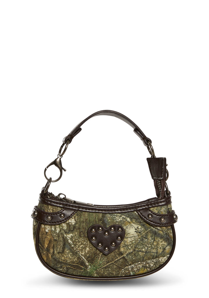 Camo Studded Mini Bag