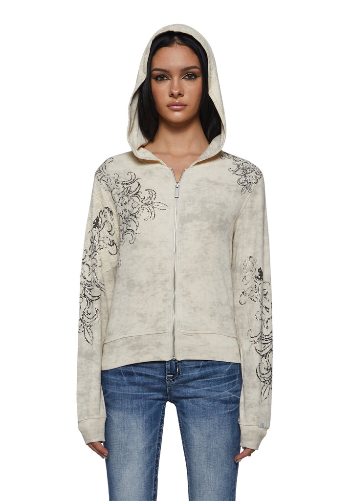 Elix Ornate Jacket - Off White
