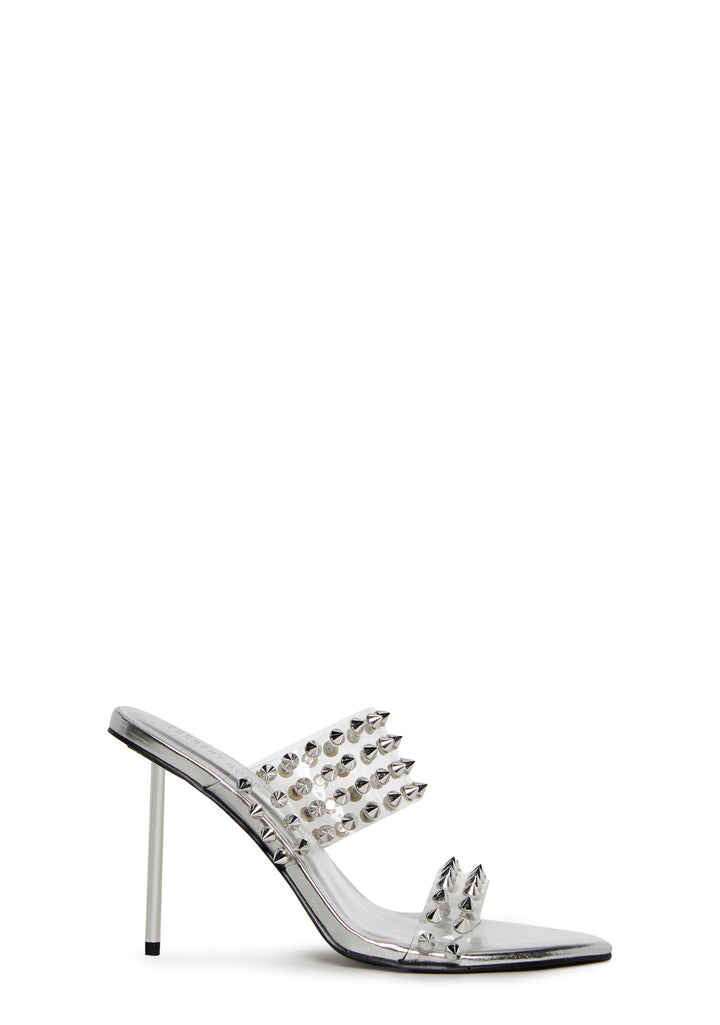 Hot Hype Spiked Mules