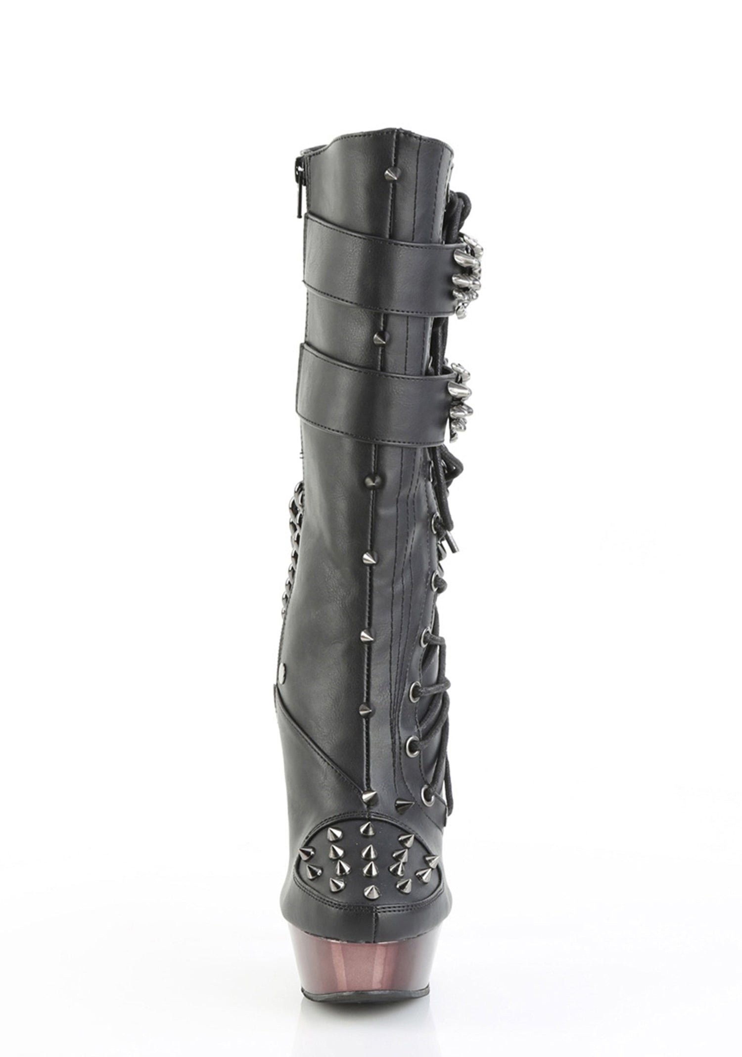 Muerto-159 Platform Mid-Calf Heeled Boots
