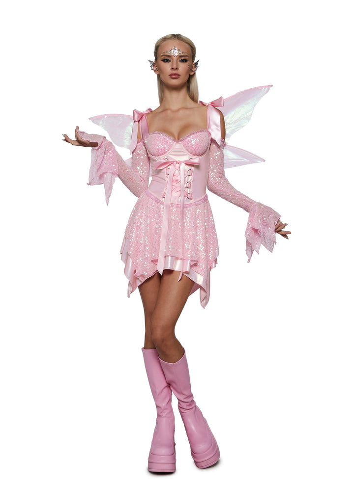 Cyber Fairy Costume - Pink