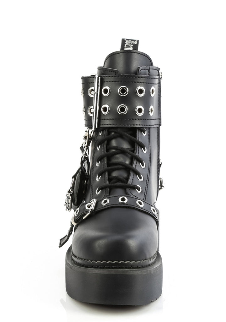 Rebel-52 Platform Combat Ankle Boot