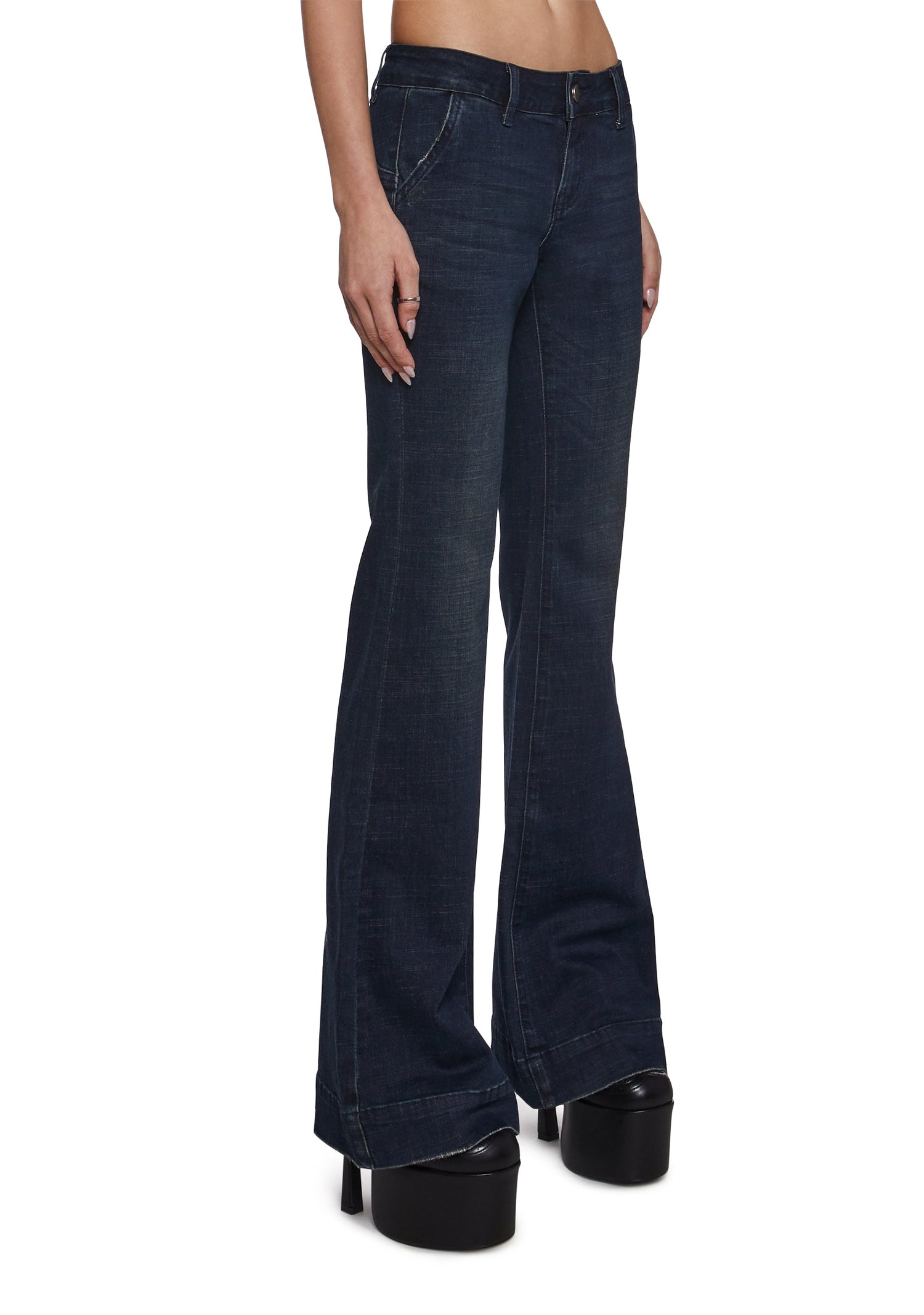 Flirty Expectations Low Rise Denim Jeans