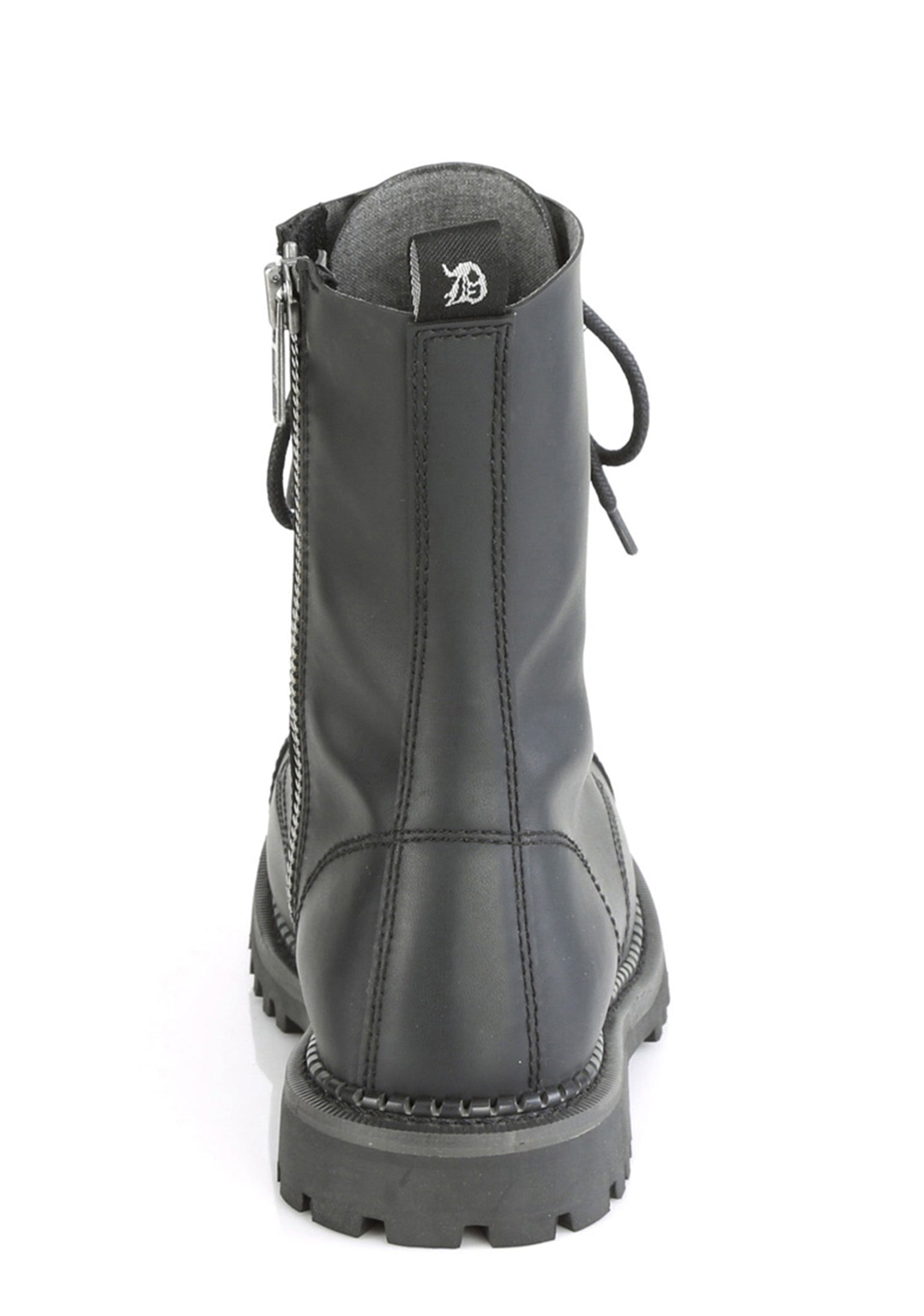 Vegan Leather Amped Up Lace Up Boots