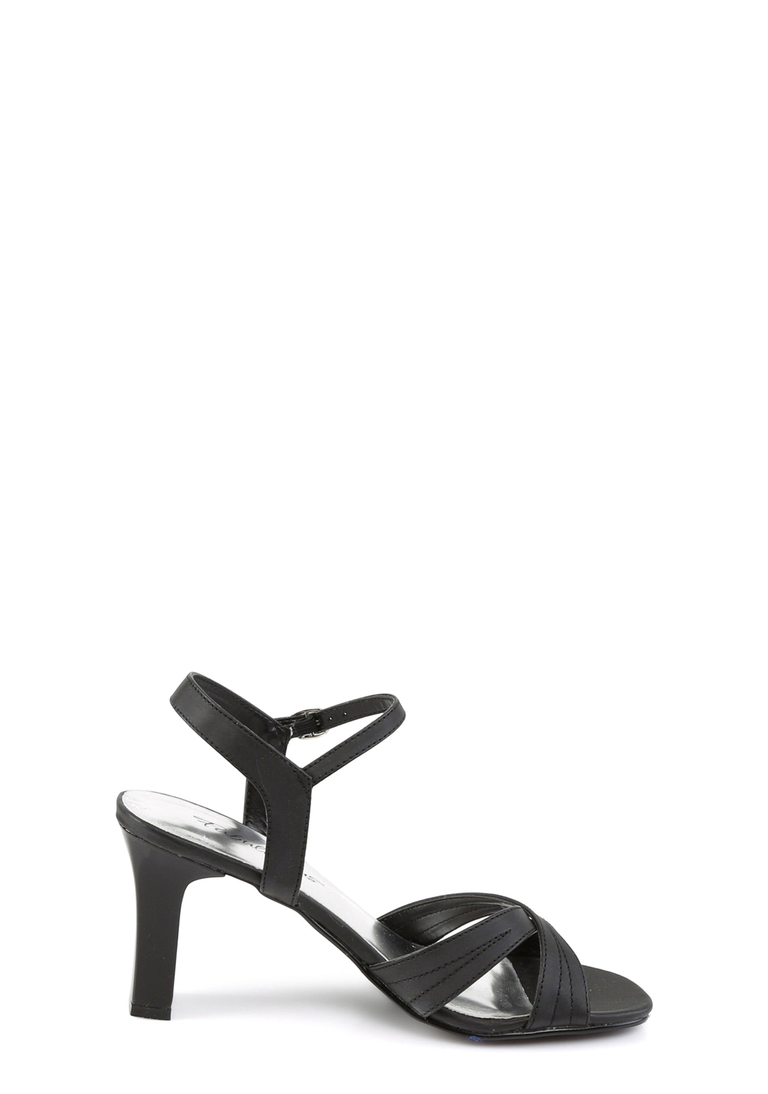 Romance 313 Ankle Strap Sandals - Black