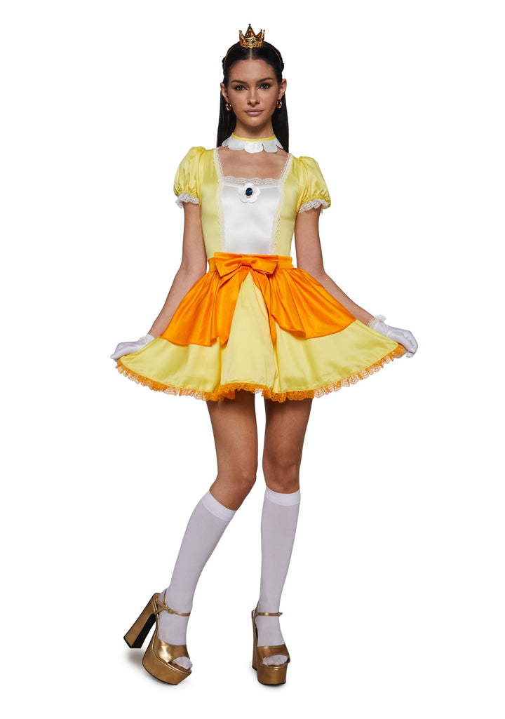 Game Yellow Princess Costume