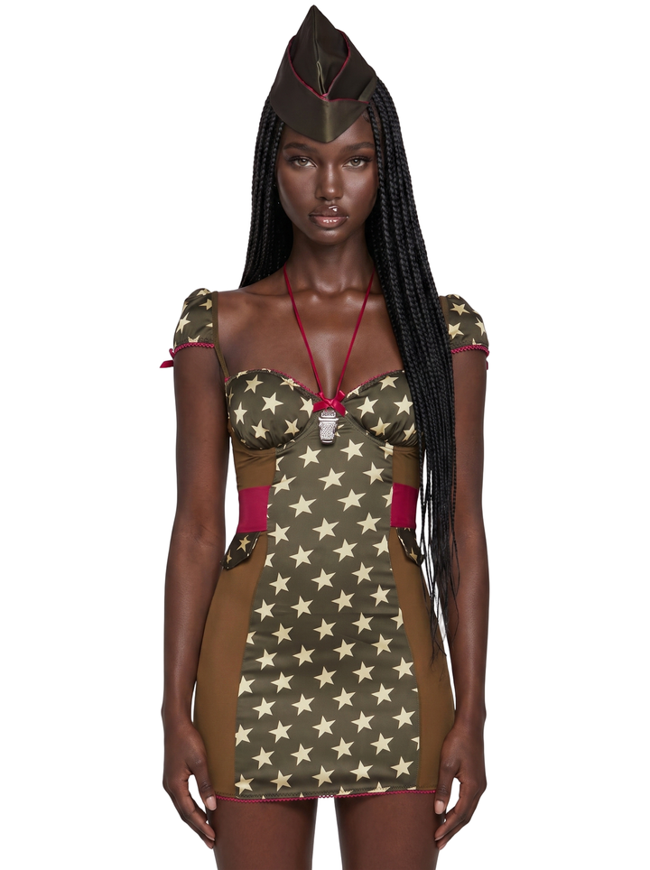 Y2K Runway Army Costume