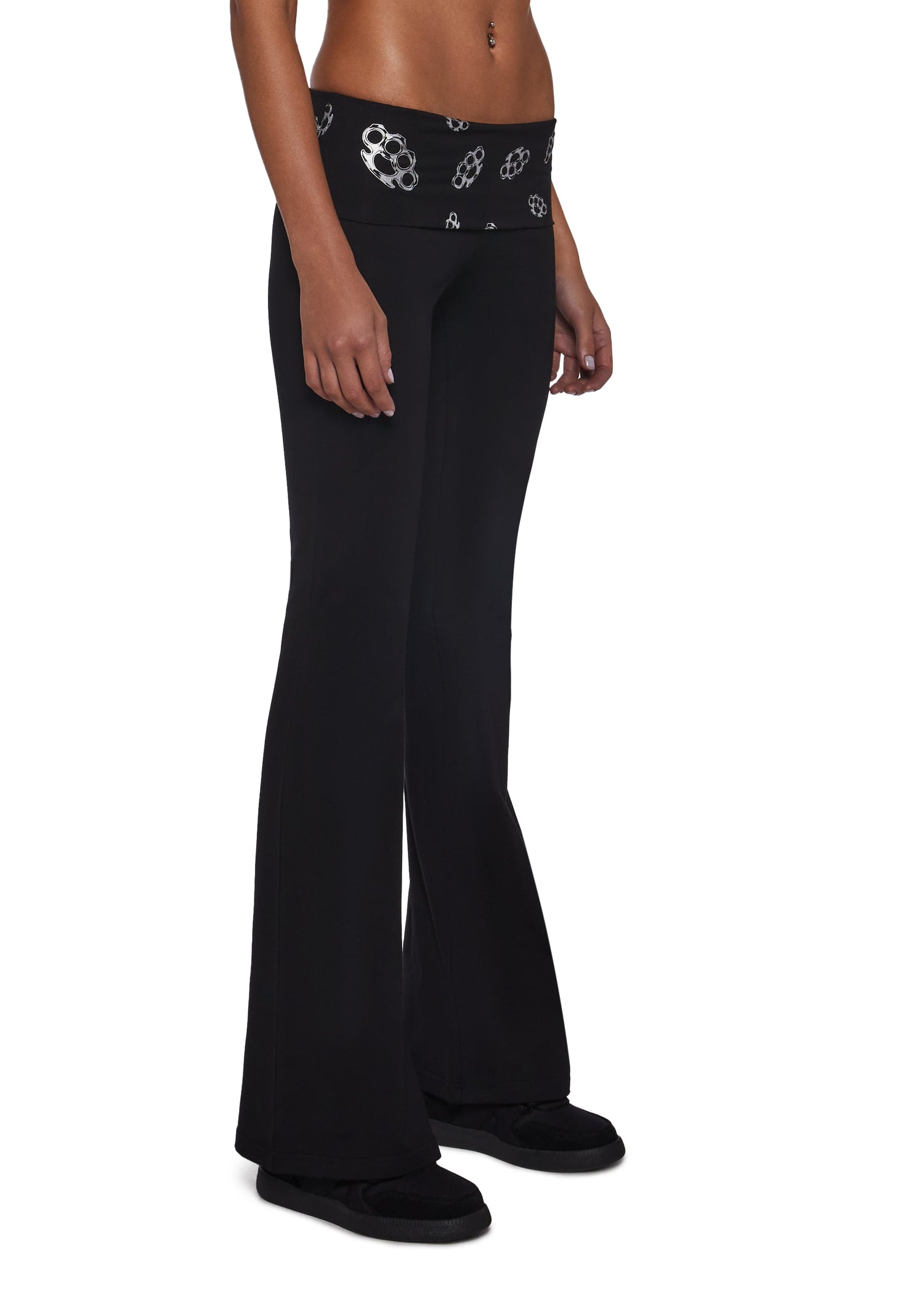 Ciska Brass Knuckle Low Rise Yoga Pants