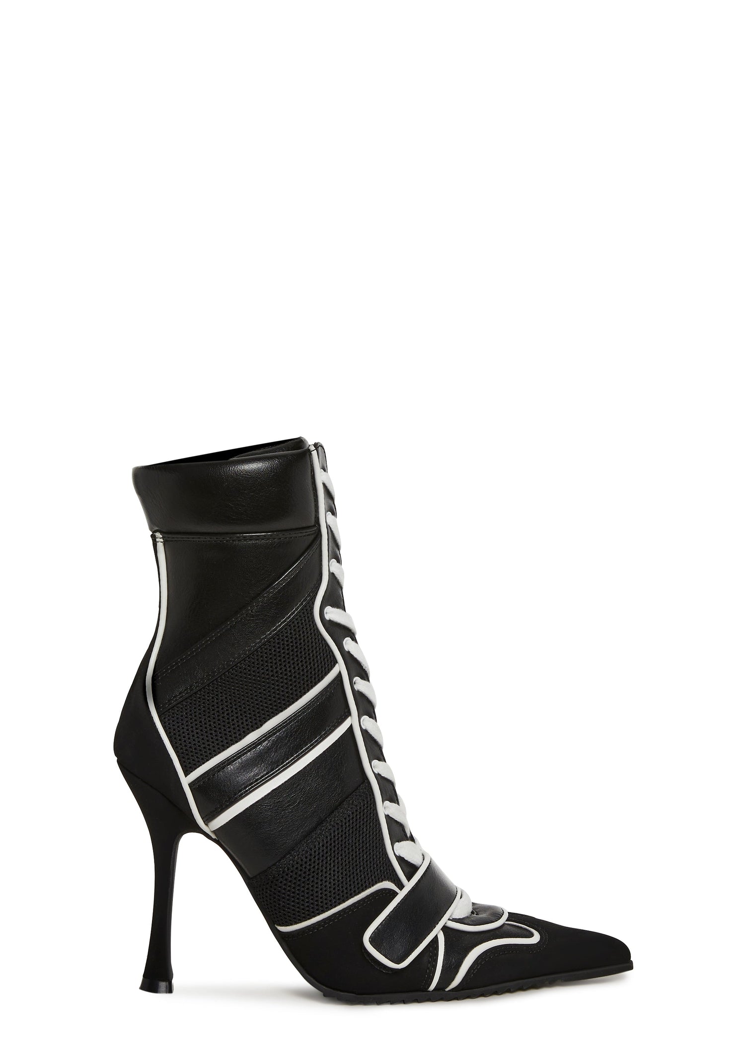 Knockout Sneaker Boot Heels - Black