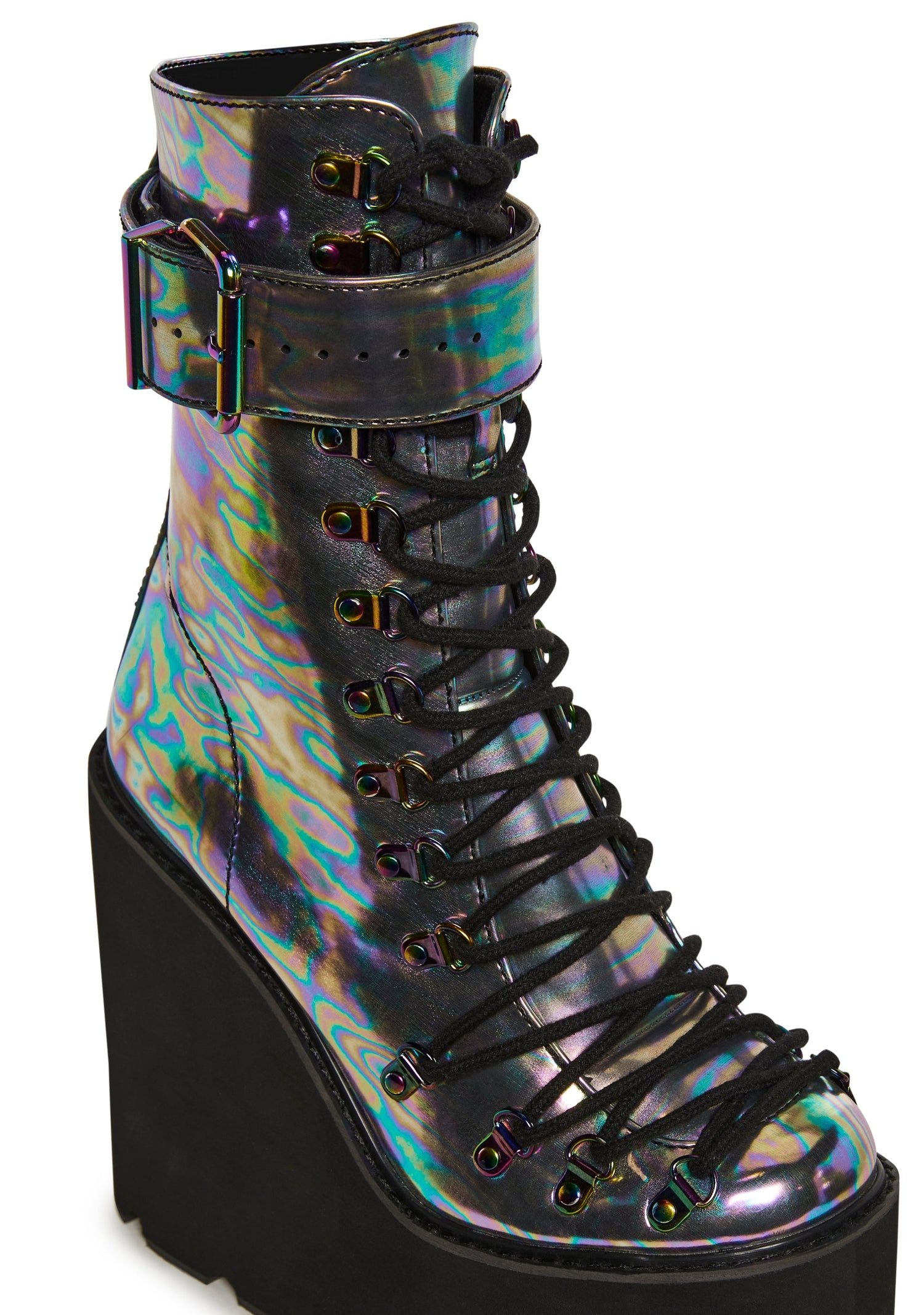 Traitor Boots Oil Slick Super Platform