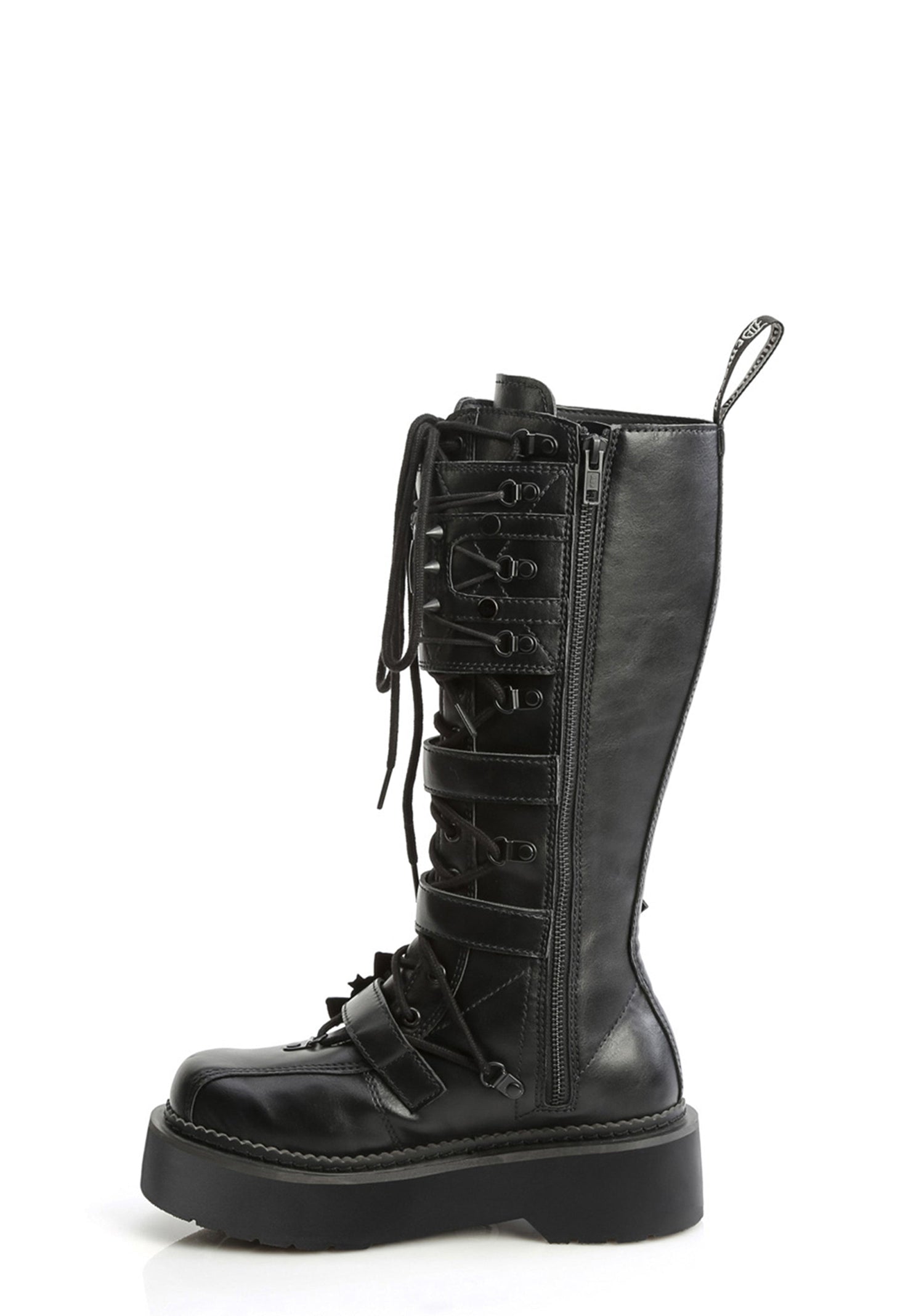 Rebel-200 Platform Knee High Boots