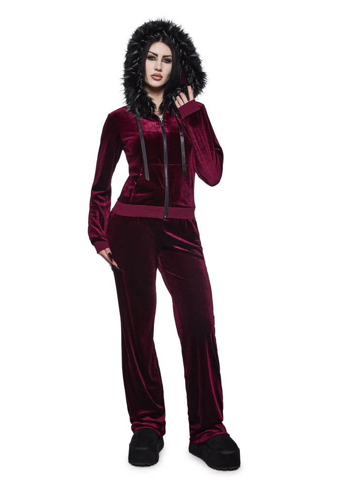 Vampire Velour Track Jacket