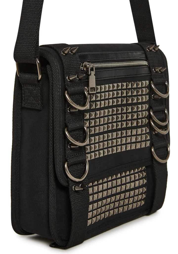 Ambient Studded Messenger Bag