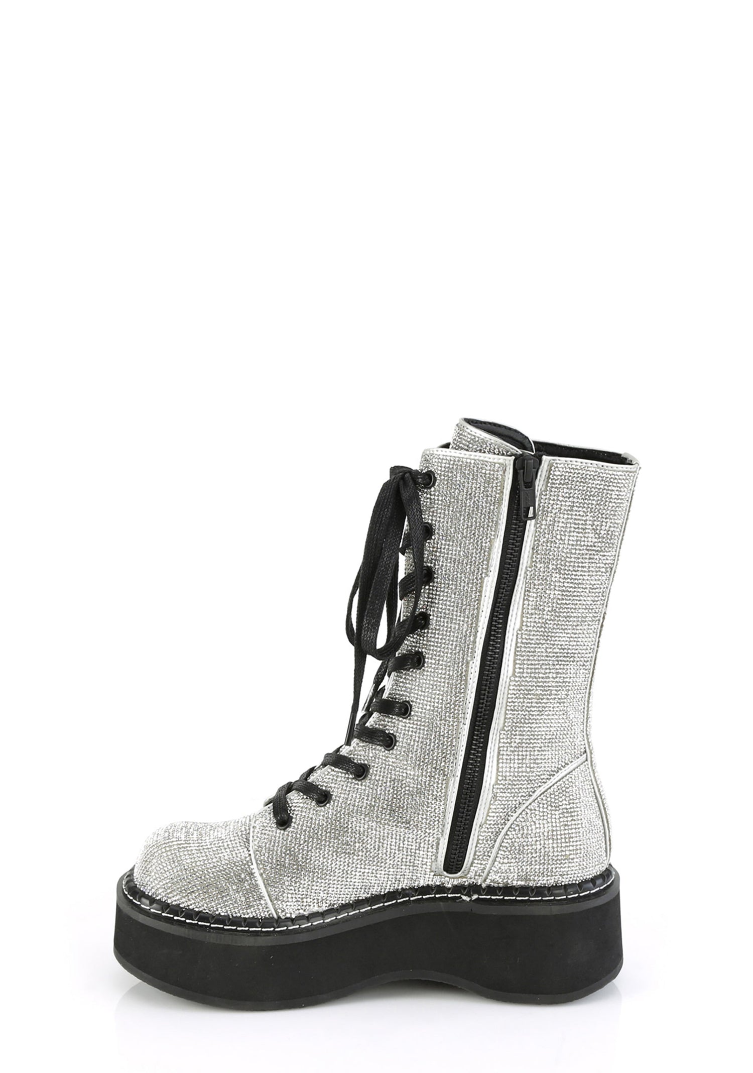 Emily-362 Platform Calf High Boots
