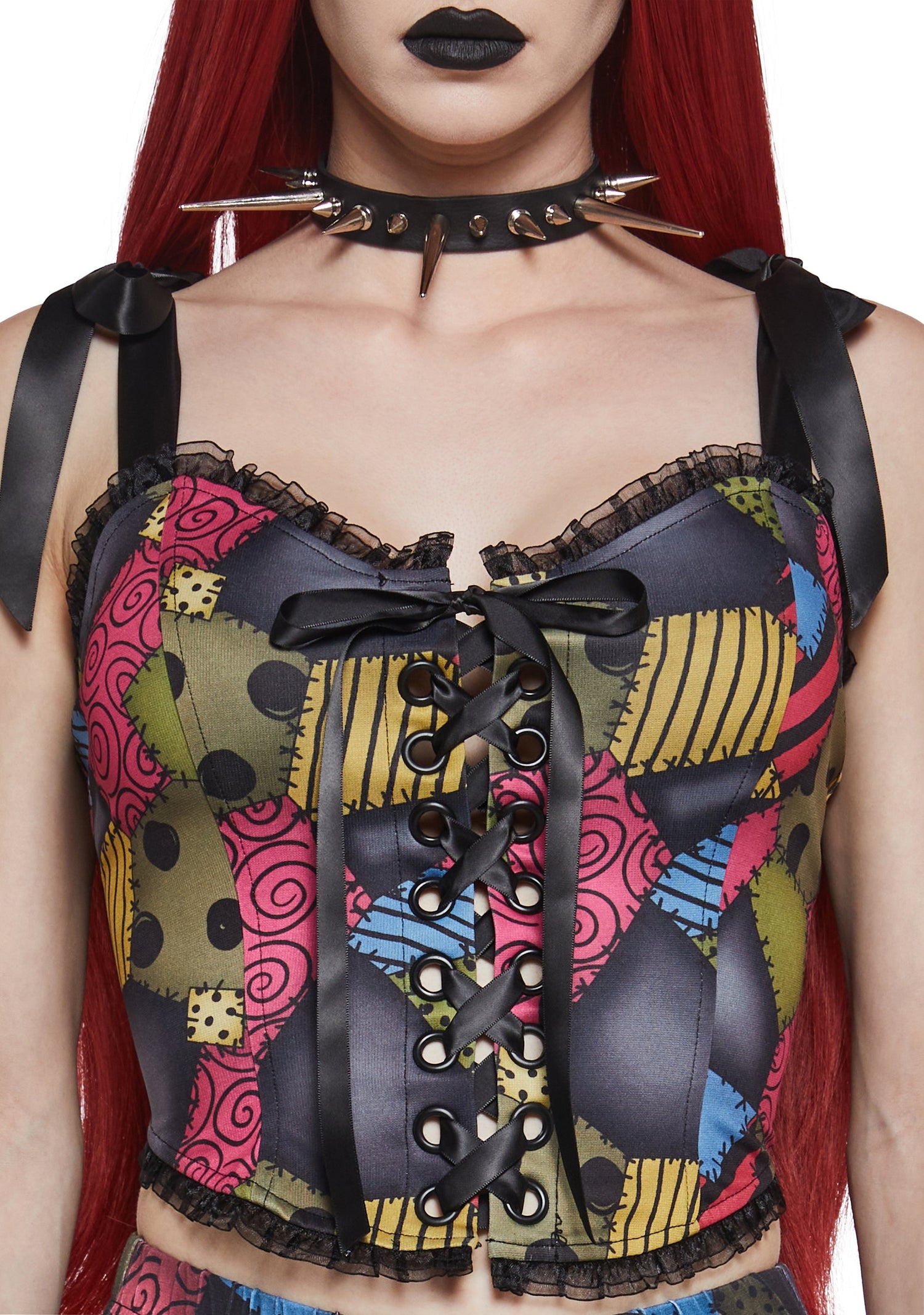 Mismatched Doll Corset Top