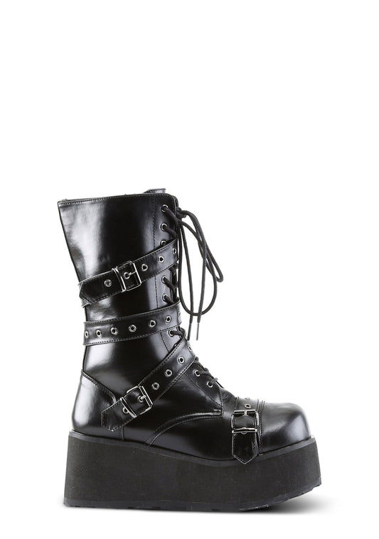 Trashville-205 Wrap Mid Calf Platform Boots