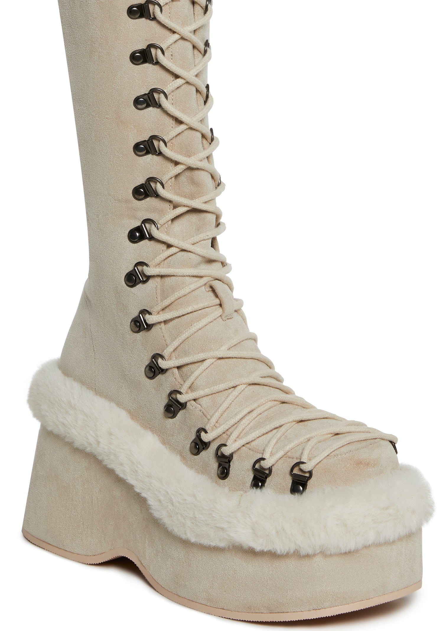Flash On Platform Boots
