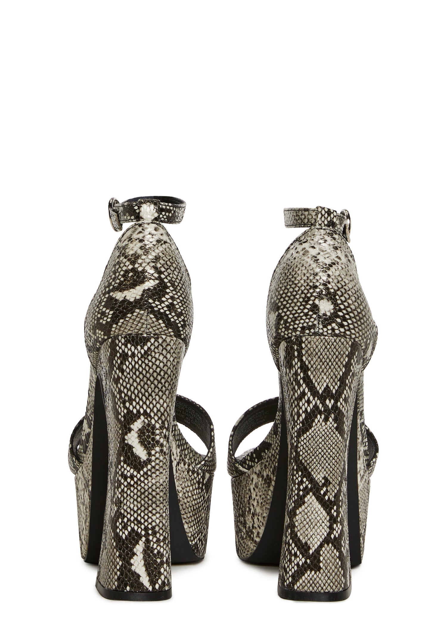 Holy Revelation Pure Platform Heels - Snakeskin