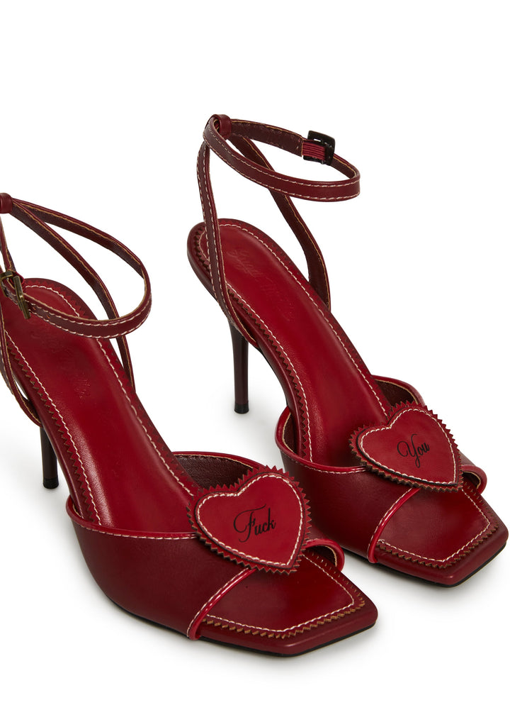 HD Vibe Strap Sandals - Dark Red