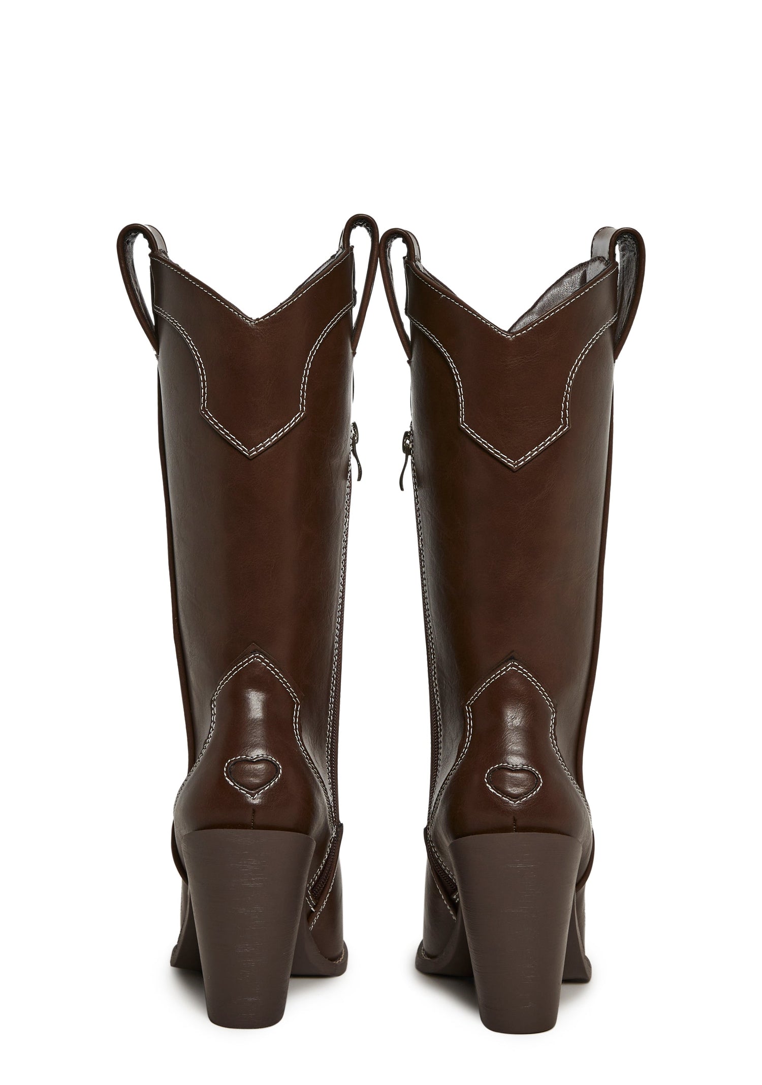 Basic Present Perfect Cowgirl Boot - Brown