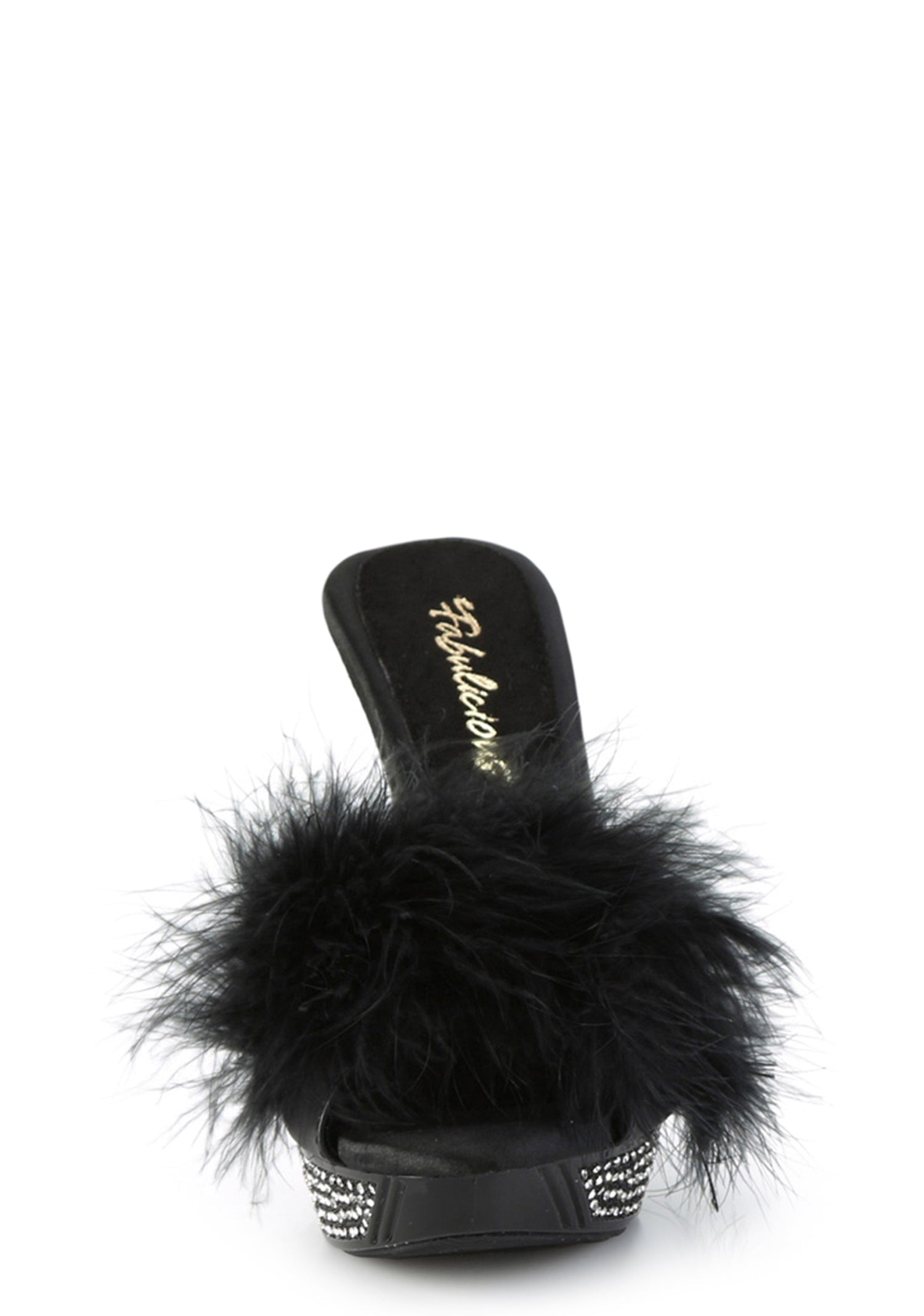 Elegant-401F Marabou Heels