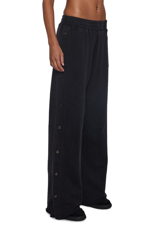 Ego Washed Boyfriend Sweatpants - Black