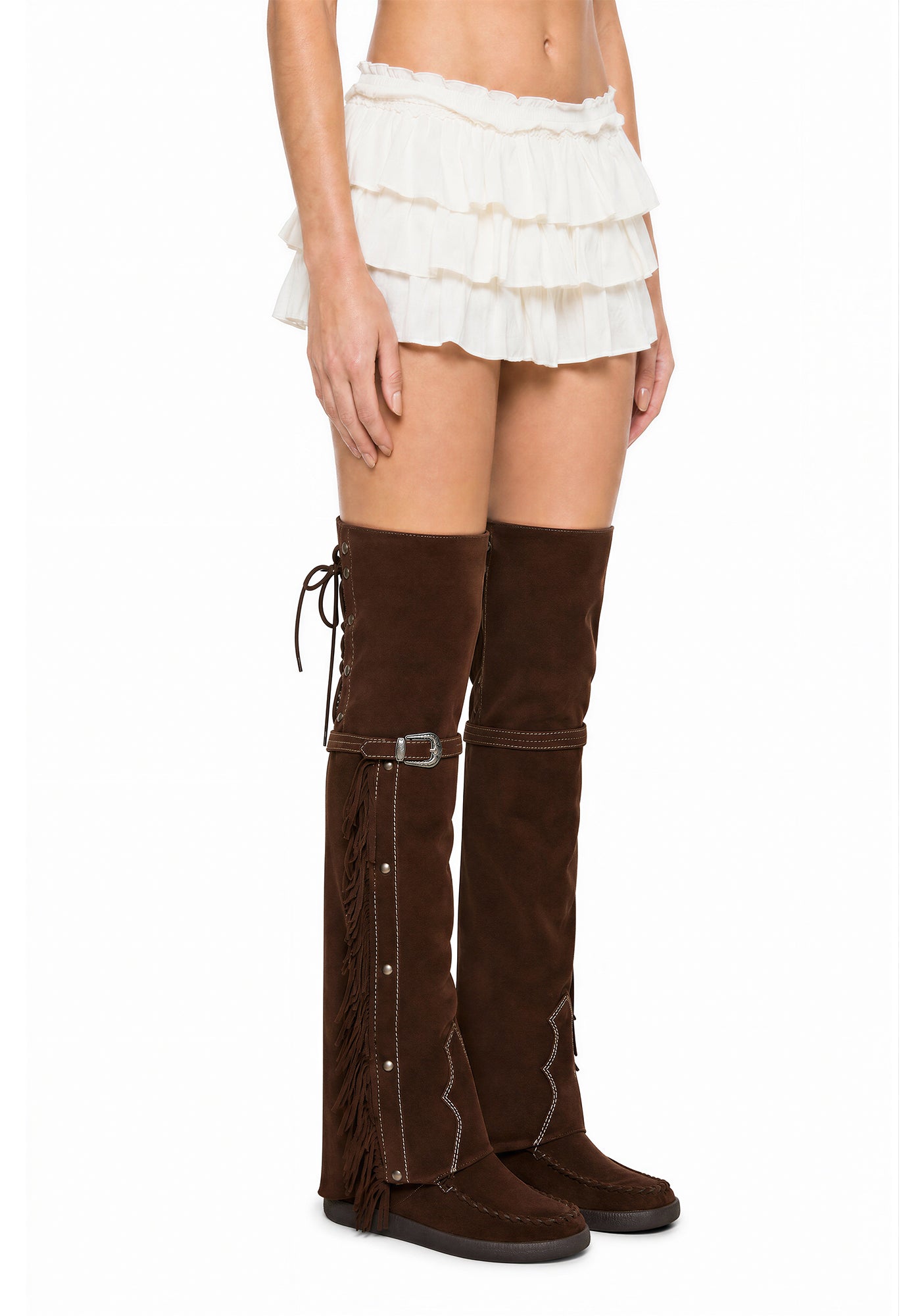Sydney Ruffle Bloomers - Ivory