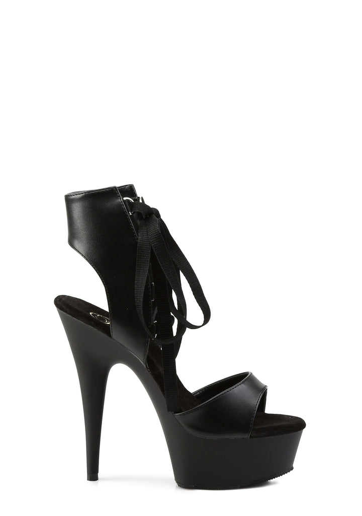 Delight 600-14 Open Toe Platform Heels