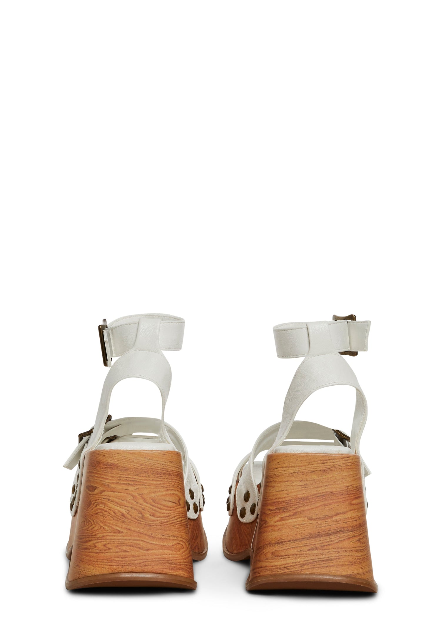 Summer Moves Platform Wedges - White