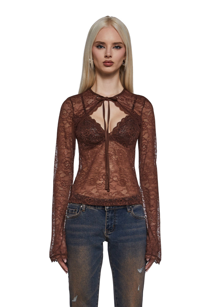 Gossip Queen Top And Shrug Set
