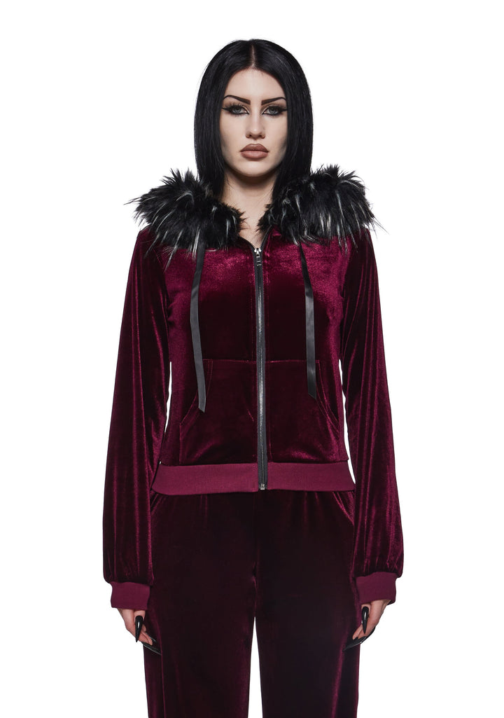 Vampire Velour Track Jacket