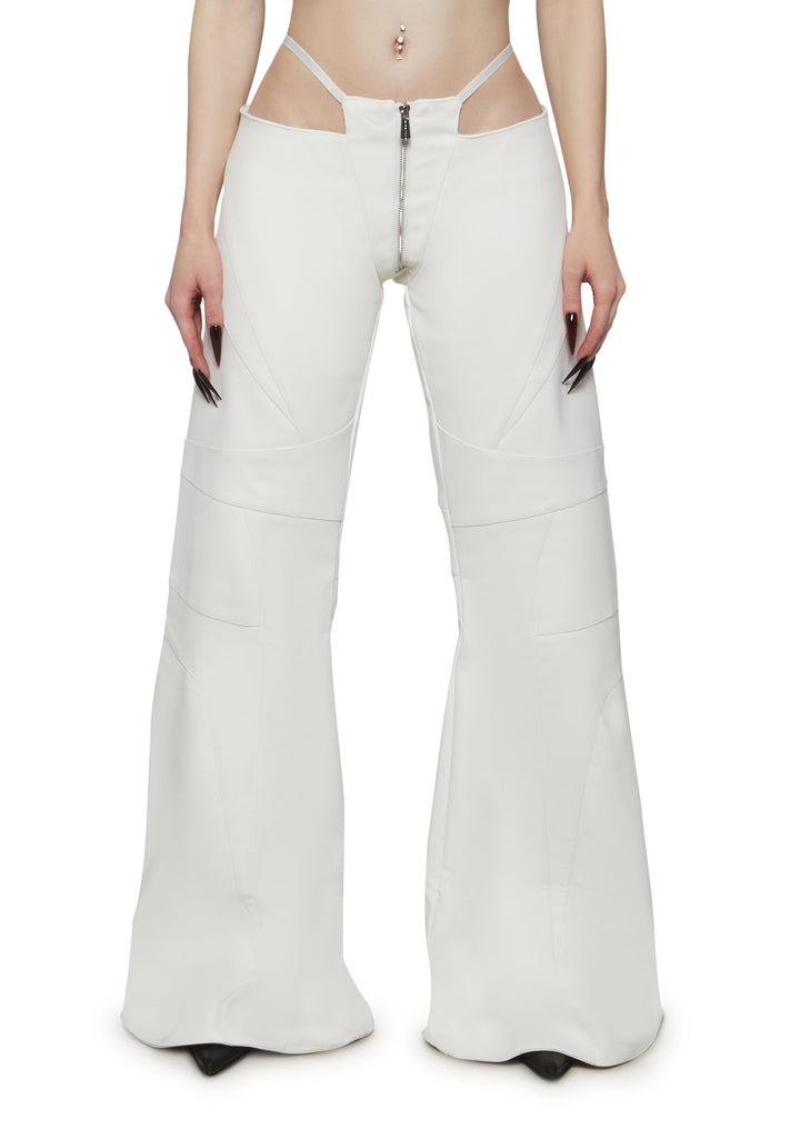 Oversize thong pants - White