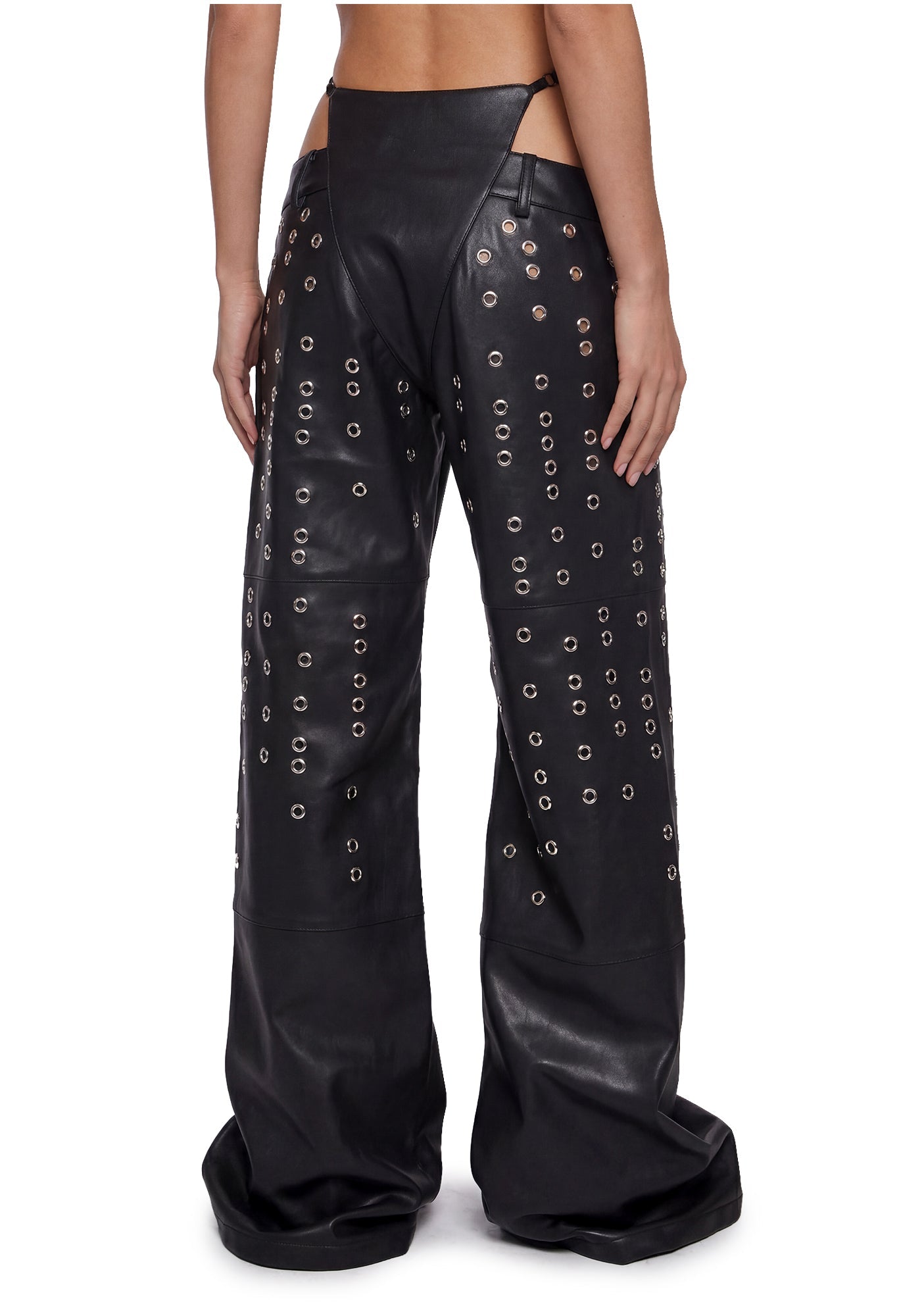 Eyelet Thong Pants