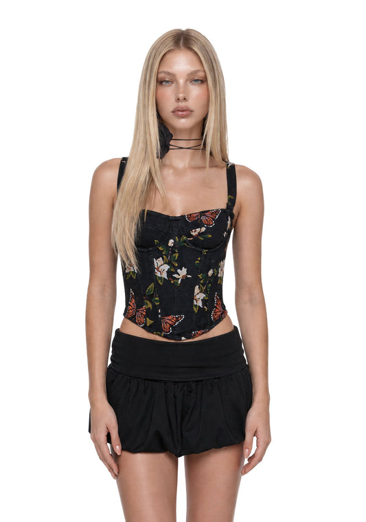 Butterfly Tapestry Corset