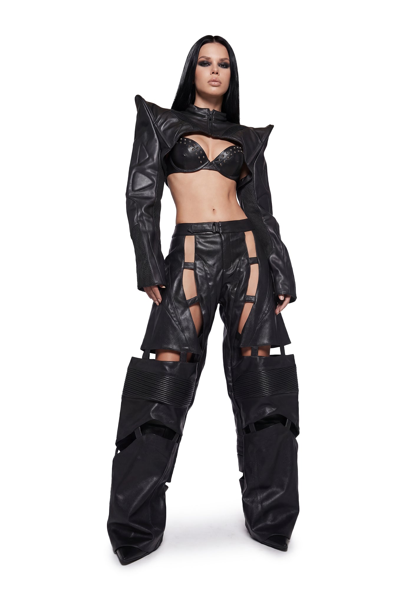 Octane Floating Moto Pants - Black