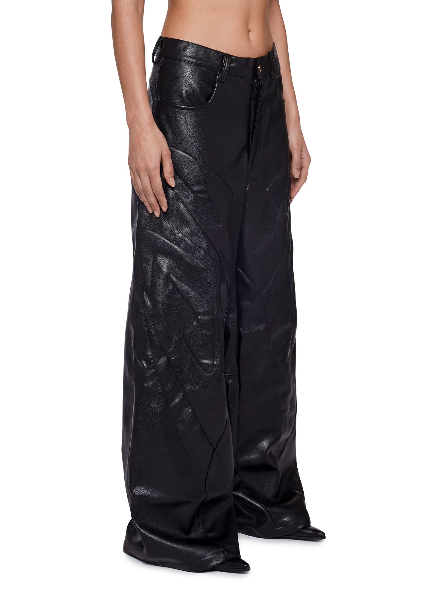 Octane Oversize Leather Pants